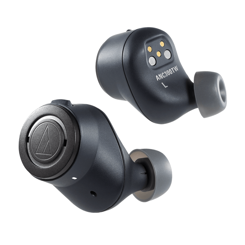 Audio-Technica ATH-ANC300TW QuietPoint Wireless Active Noise-Cancelling In-Ear Headphones