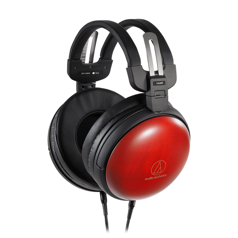 Audio-Technica ATH-AWAS Audiophile Closed-Back Dynamic Wooden Headphones