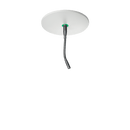 Audio-Technica ATND931AH Cardioid Condenser Gooseneck Microphone w/ Dante™ Network Output Power Module - Hypercardioid Polar Pattern, 100°