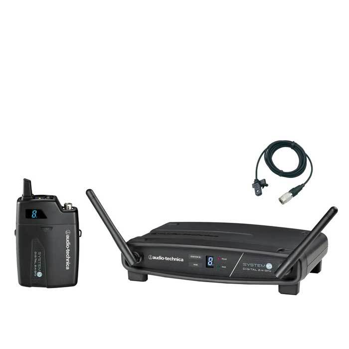 Audio Technica Atw-1101L Digital Wireless Lavalier Microphone Set - Red One Music