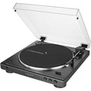 Audio-Technica AT-LP60XBT-USB-BK Platine vinyle stéréo entièrement automatique à deux vitesses avec Bluetooth et USB (noir)