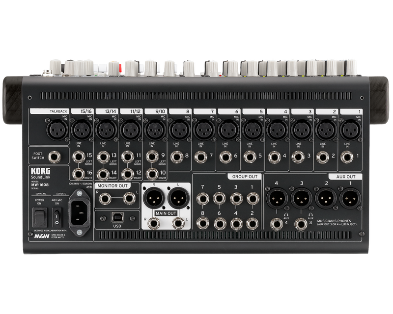 Korg MW1608 Table de mixage hybride 16 canaux