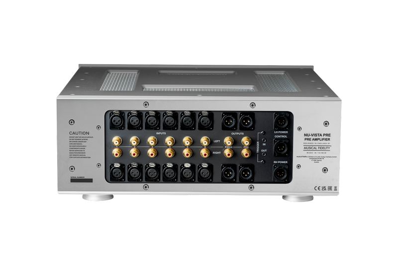 Musical Fidelity MUFTUBNUPRESI Discrete Class A Pre-Amplifier w/Separate Power Supply (Silver)