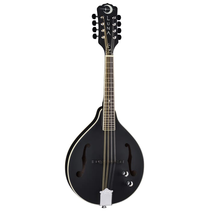 Luna BGM MOON A Moonbird A-Style Acoustic/Electric Mandolin (Black Satin)
