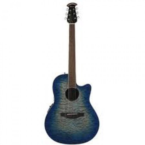 Ovation Cs28P-Rg Celebrity Plus Super Shallow Acoustic-Electric Guitar - Red One Music