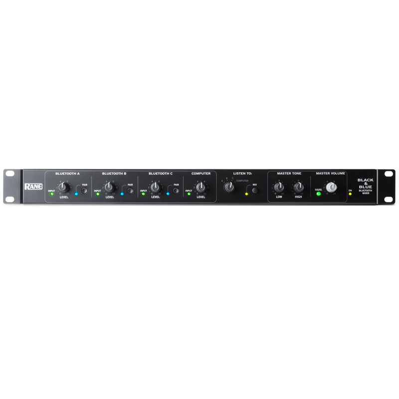 Rane Black & Blue Bluetooth Mixer + 20w Amplifier