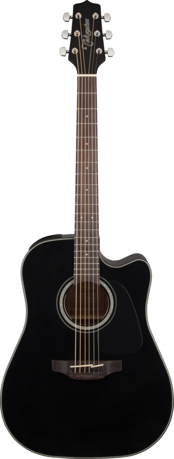 Takamine GD30CE-BLK - Guitare électrique acoustique Cutaway Dreadnought avec préampli et tuner - noir