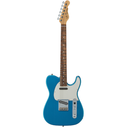 G&L FULLERTON DELUXE ASAT CLASSIC Lake Placid Blue - Red One Music