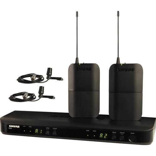 Shure BLX188/CVL-H9 Dual Lavalier Wireless System Frequency H9 - Red One Music