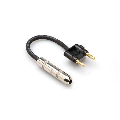 Hosa Technology Bnp-116Bk Female 14 Phone To 16 Gauge Dual Banana Adapter - Red One Music