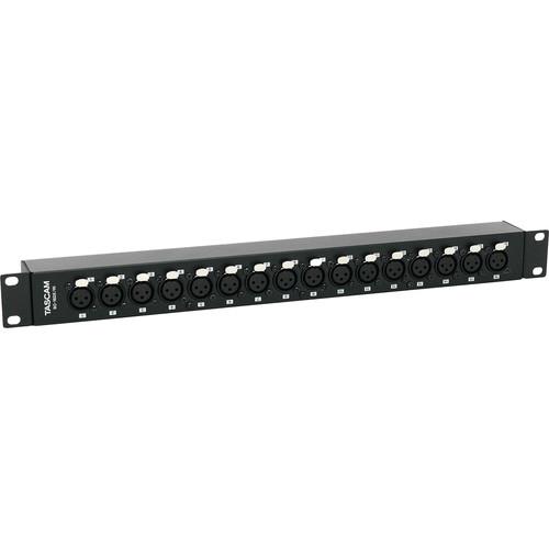 Tascam BO-16DX/IN Rackmount 16-Channel Xlr Female To Db25 Adapter - Red One Music