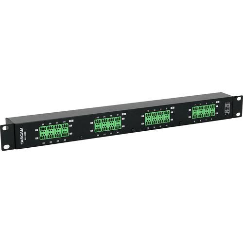Tascam BO-32DE Rackmount 32-Channel Db25 To Euroblock Io Adapter - Red One Music
