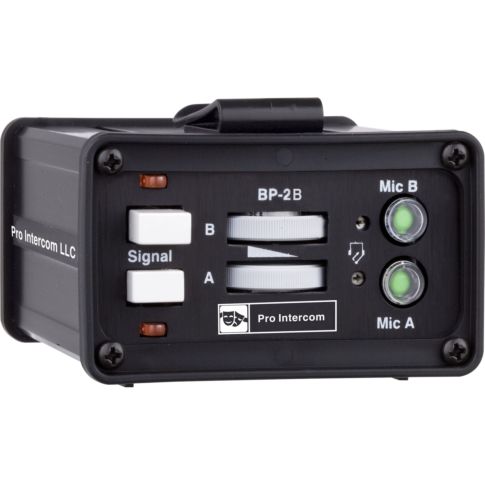 Pro Intercom BP2B Two Circuit Binaural Portable Headset Station Belt Pack