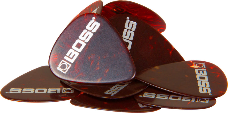 Boss BPK-72-SH Heavy Celluloid Guitar Picks (Shell, 72-Pack)