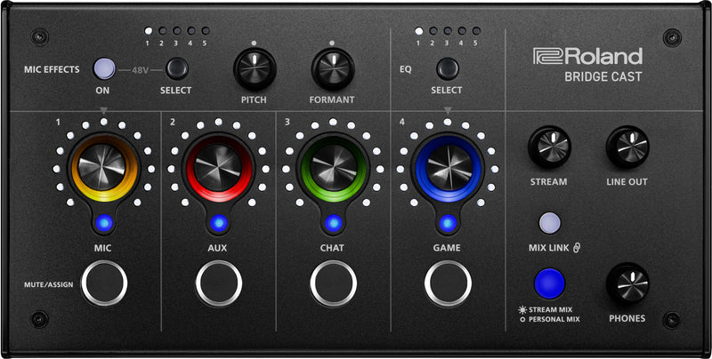 Roland BRIDGE CAST Dual-bus Gaming Audio Mixer