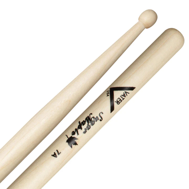 Vater VSM7AW Sugar Maple 7A Wood Tip Drumsticks