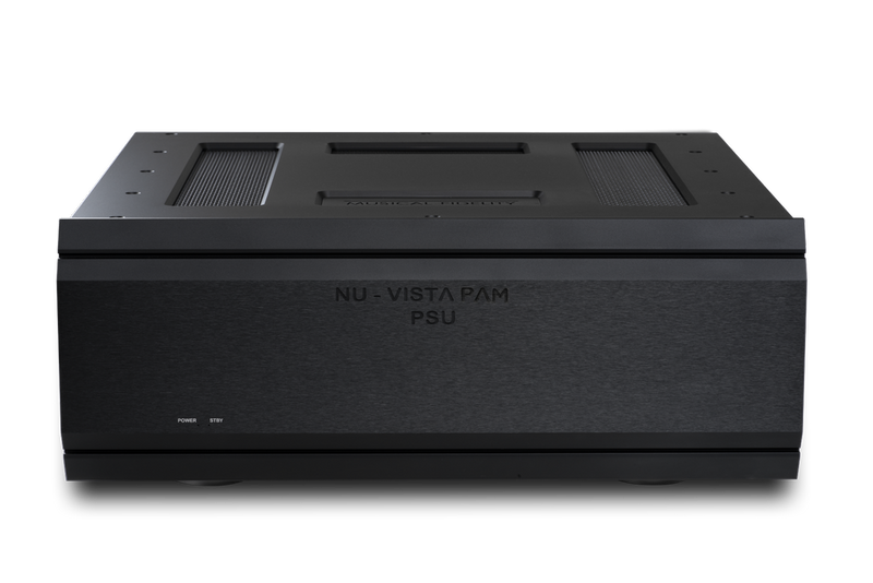 Musical Fidelity MUFTUBNUPAMBK Discrete Mono Power Amplifier w/Separate Power Supply (Black)