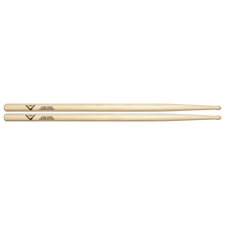 Vater VHJZRW Baguettes à pointe en bois American Hickory Jazz Ride