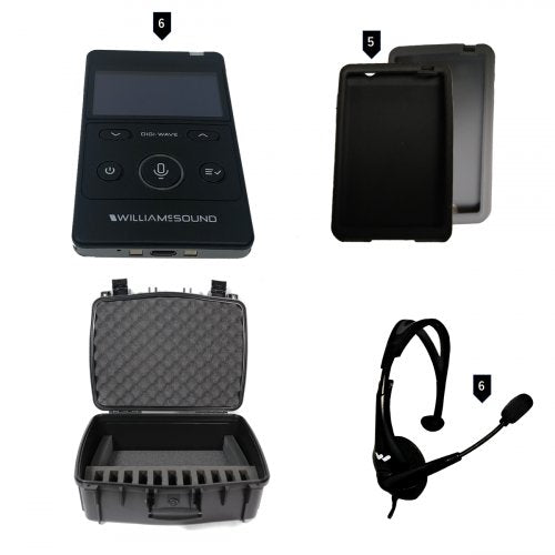 Williams AV DWS COM 6 400 Digi-Waves Wireless Intercom Systems (6 Users)