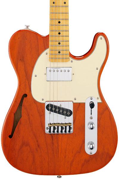 G&L TRIBUTE ASAT CLASSIC BLUESBOY Semi Hollow-Body Electric Guitar (Clear Orange)