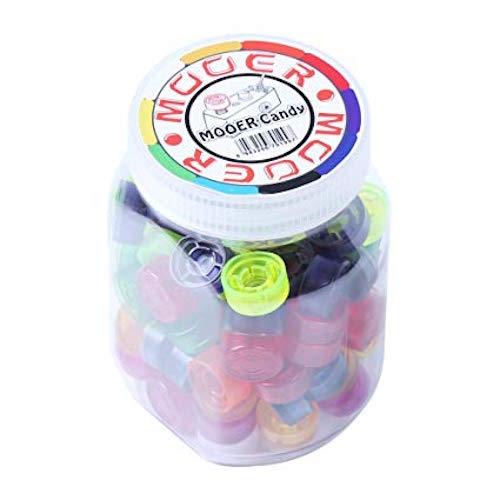 Mooer FT-JAR Candy Footswitch Topper,100pcs per Jar - Red One Music