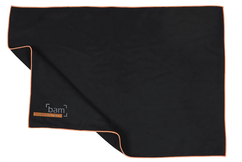 Bam CC-0002 Microfiber Cleaning Cloth For Wind Instruments Large (Black)