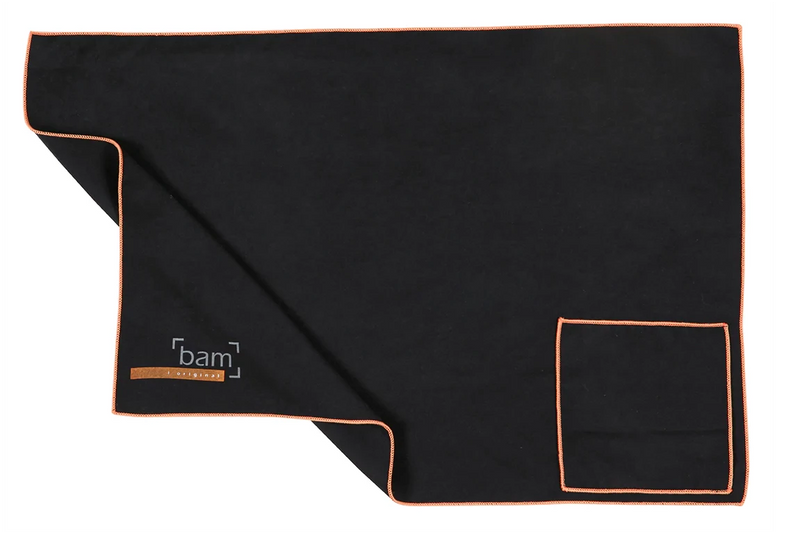 Bam CC-0003 Chiffon de nettoyage en microfibre pour instruments à cordes moyen (noir)