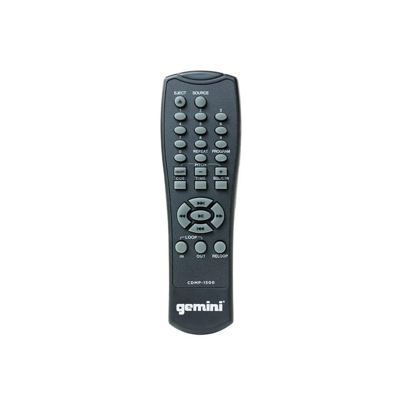 Gemini CDMP-1500 19" Professional 1U Rackmount Single CD/MP3/USB Player