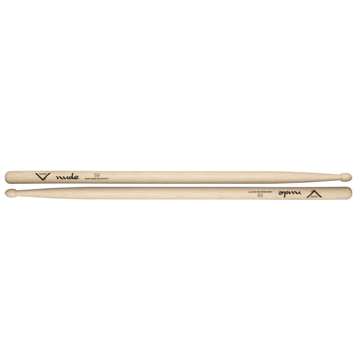 Vater VHN5BW Nude Series 5B Wood Tip Drumsticks