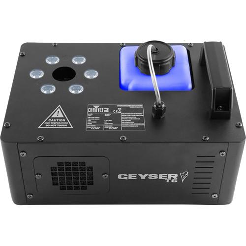 Chauvet Geyser T6  Rgb Led Effect Fog Machine - Red One Music