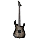 ESP LTD M-1001NT QM Electric Guitar (Charcoal Burst)
