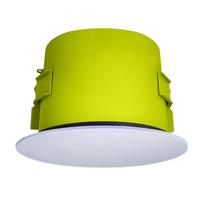 SoundTube IPD-CM82-BGM-II Haut-parleur de plafond adressable IP compatible Dante - 8" (Blanc)
