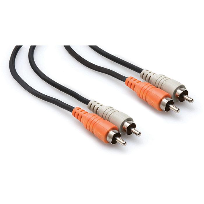 Hosa Cra-203  10 Foot - Stereo Cable - Dualrca Todualrca - Red One Music