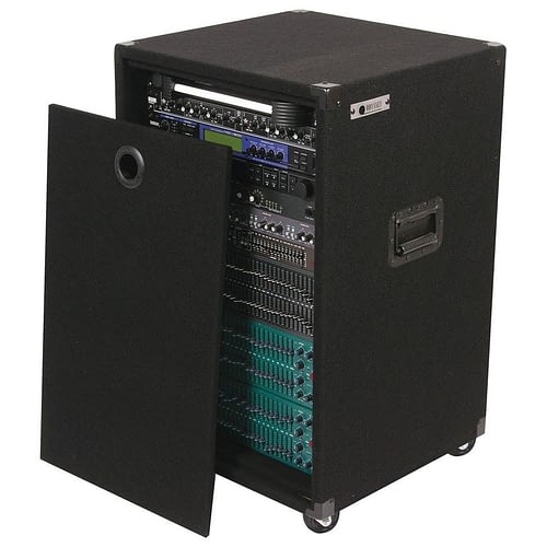 Odyssey CRE16 - 16U Carpet Amp Rack Case with Wheels