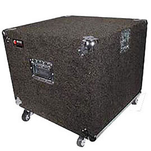 Odyssey CRP10W Mallette de rangement avec moquette et roulettes - Noir