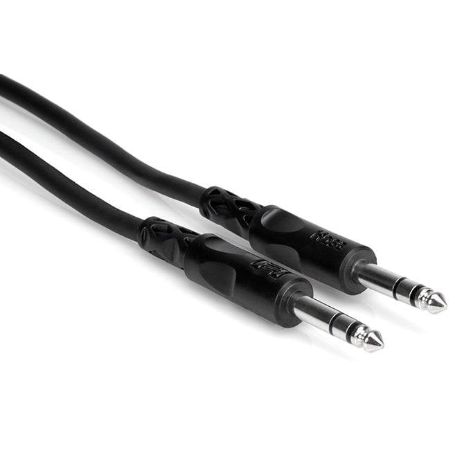 Hosa Technology Css-103 Stereo 14 Male Phone To 14 Male Phone Trs Cable - 3 - Red One Music