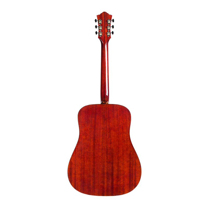 Guild USA D-40 Traditional ATB - Guitare acoustique Dreadnought - Antique Burst Nitro