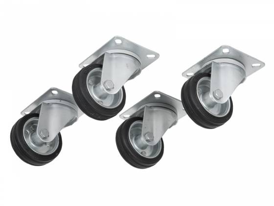 RCF AC-PRO-WHEELS 4 roulettes pivotantes 100 mm avec kit de roulement à rouleaux