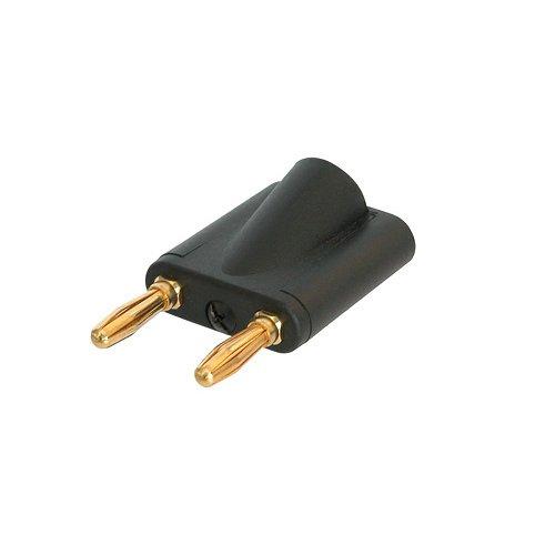Rean Nys508B  Dual Banana Plug - Black - Red One Music