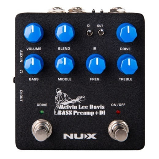 NuX NBP-5 Melvin Lee Davis Préampli basse et pédale DI