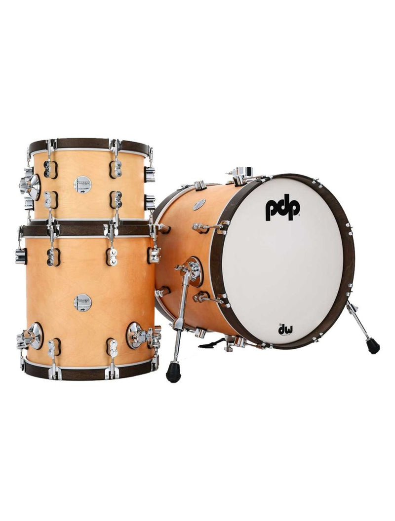 PDP PDCC1803NW Concept Maple Classic 3 pièces Bop Shell Pack Finition teintée - Teinture naturelle