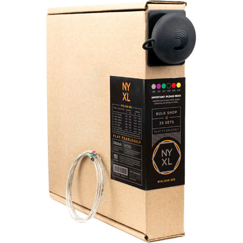 D'Addario NYXL1046-B25 - 25 jeux de cordes de guitare électrique NYXL nickelées 10-46