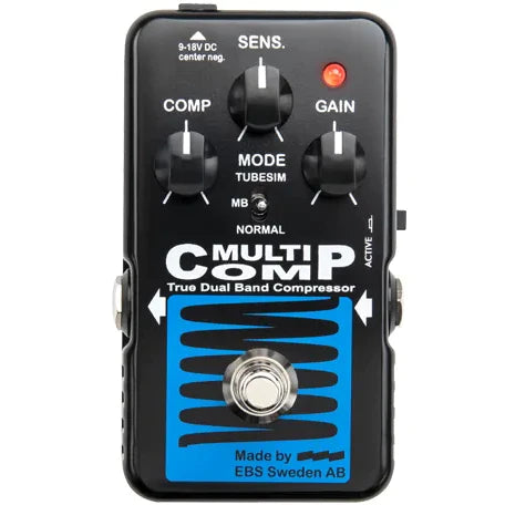 EBS EBS-MC-BL MultiComp Blue Label Compressor Pedal
