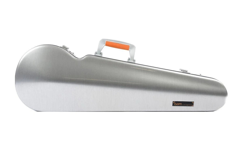 Bam DEF2002XLA La Defense Hightech Contoured Violin Case (Brushed Aluminum)