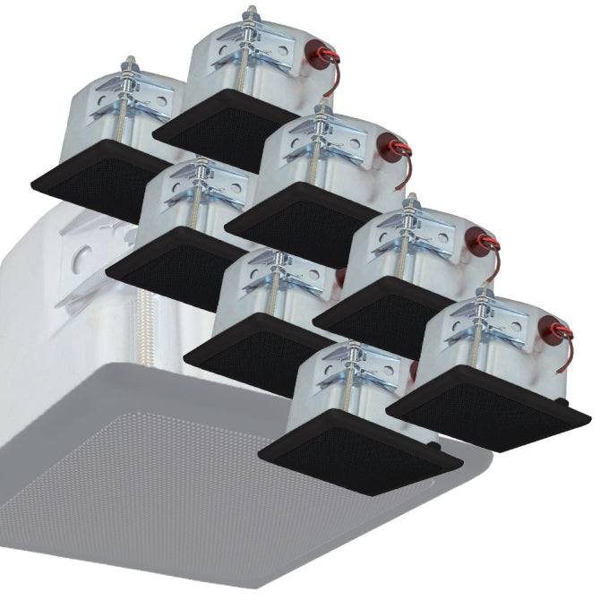 SoundTube IW31-EZ-MP In-Wall Speaker Master Pack - 8 Units (Black)