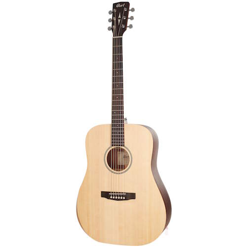 Cort EARTH-BEVELCUT-OP Dreadnought Acoustic Guitar - Red One Music