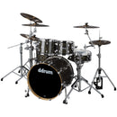 DDrum DIMINION Birch 5-Piece Shell Pack With Ash Veneer (Transparent Black)