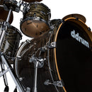 DDrum DIMINION Birch 5-Piece Shell Pack With Ash Veneer (Transparent Black)
