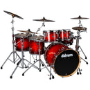 DDrum DM ASH 622 RB Dominion Birch 6-Piece Shell Pack With Ash Veneer (Red Burst)