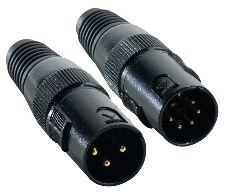 American DJ DMX-T-PACK DMX T-Pack Male 3-Pin and 5-Pin DMX Terminator Set